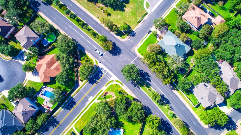 Round Rock, TX Aerial View