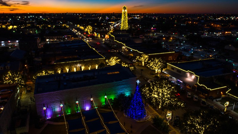 Round Rock, TX at Night